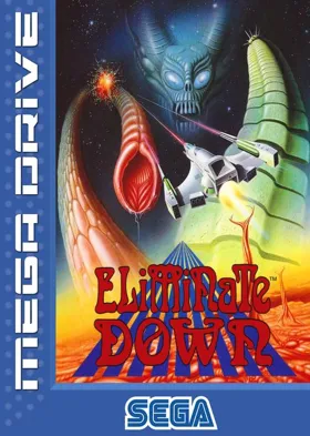 Eliminate Down (Japan) box cover front